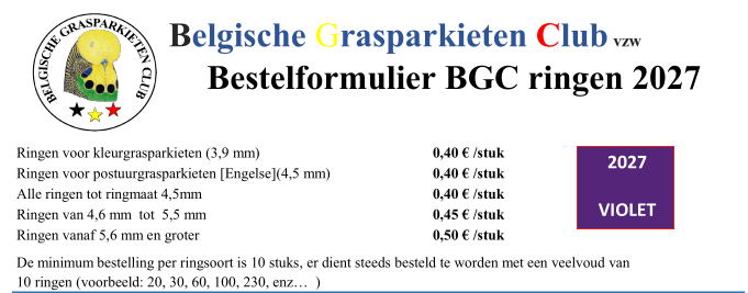 Ringen / Bagues  2027